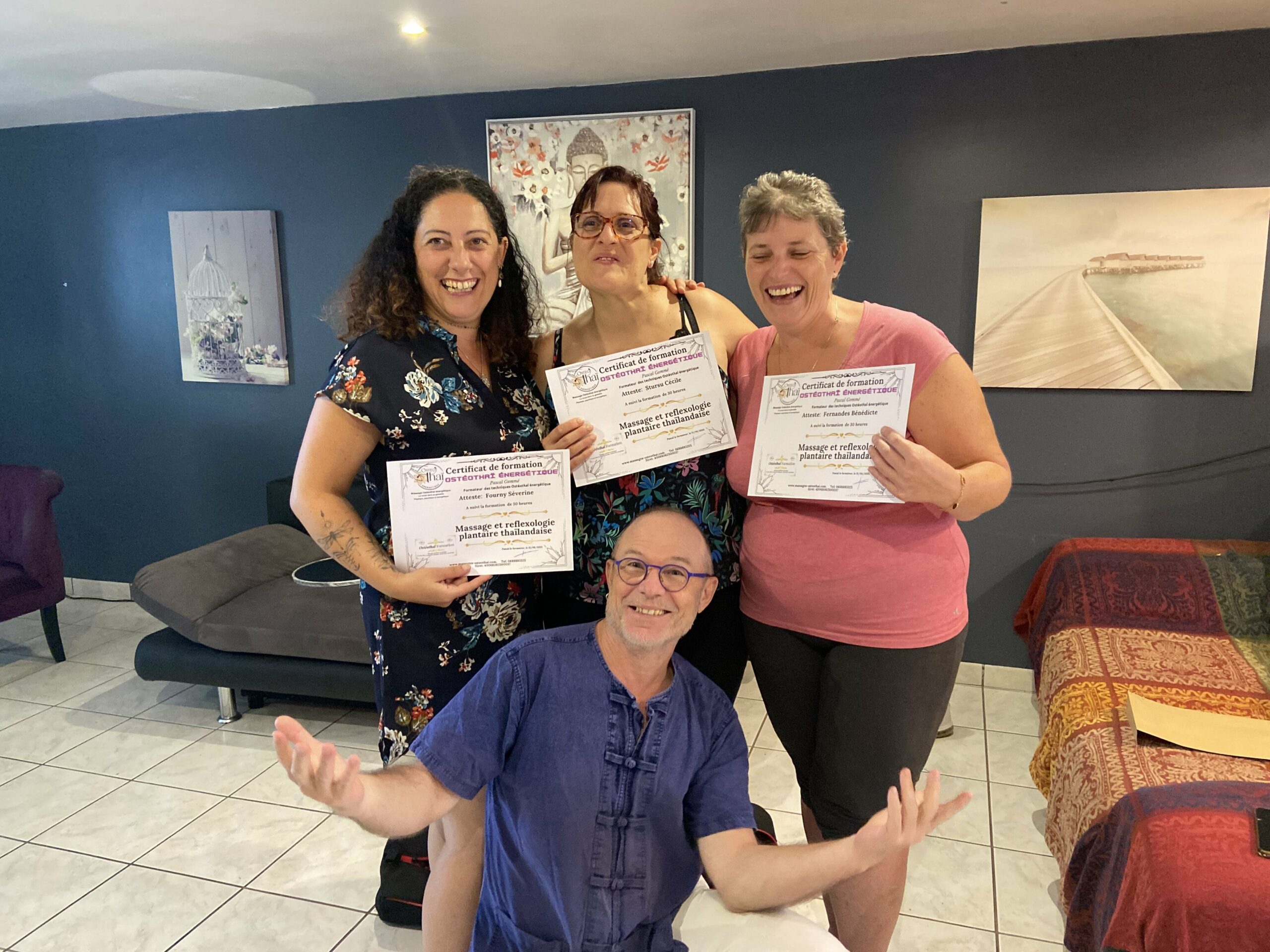 certification de la réflexologie plantaire thaïlandaise praticiens massage ostéothaï